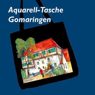 Aquarell-Tasche Gomaringen