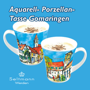 Aquarell-Tasse Gomaringen